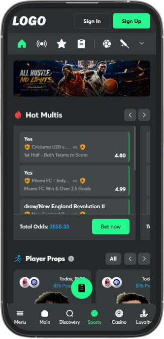 Sportsbook view